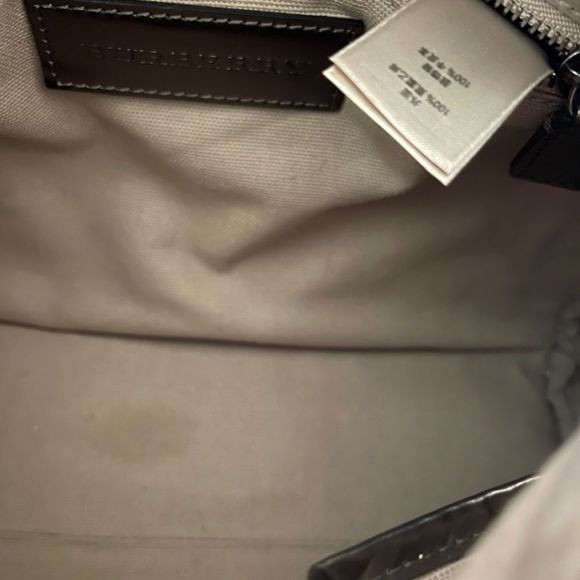 Burberry Supernova Check Studded Stars Small Chester Bowling Bag - Picture 10 of 10